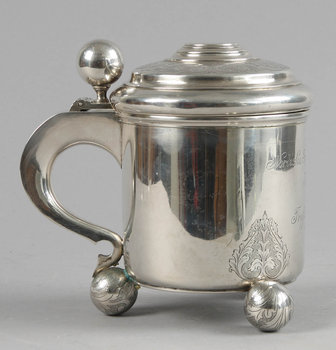 218058. STOP, silver, barockstil. K Anderson. Stockholm 1900. Ca 340 gr.
