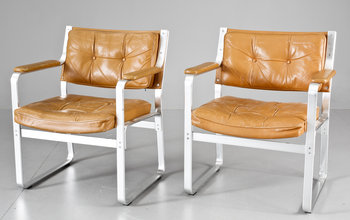 218761. FÅTÖLJER, ett par, Mondo, Karl-Erik Ekselius,JOC Möbler, Vetlanda 196070-tal.