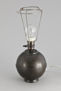 225077. BORDSLAMPA. Brons. 1930-40-tal.