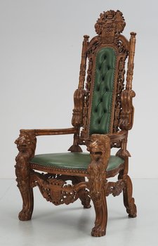 226618. PRAKTKARMSTOL, barockstil, 1900-tal.