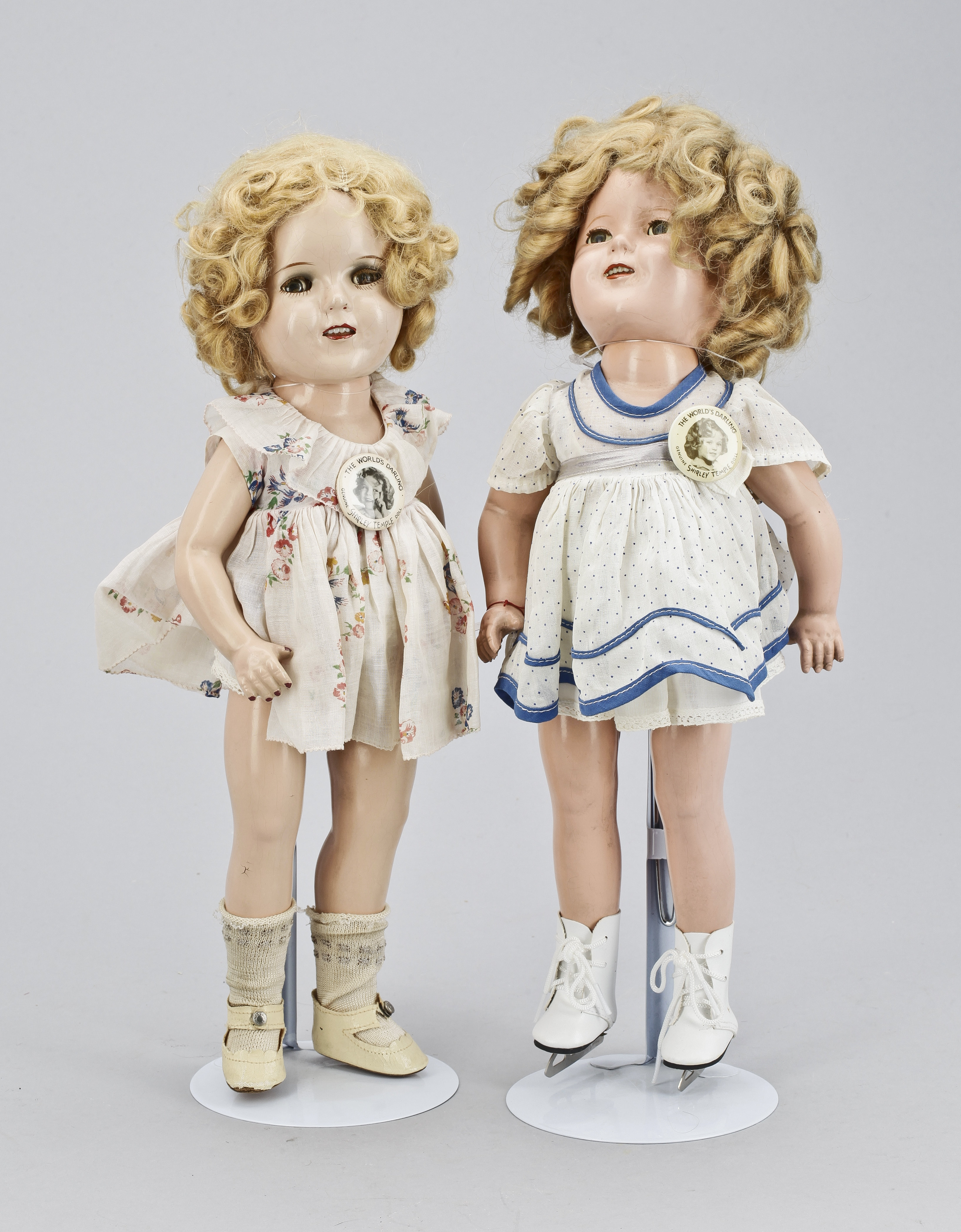 SHIRLEY TEMPLEDOCKOR, 2 st. The Ideal Novelty and Toy Company, USA