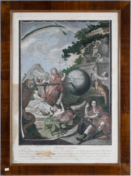 229060. KOPPARSTICK, 3 st, efter Felix Boscarati, kolorerade. Italien 1770-tal.