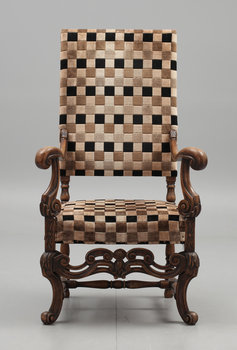 229907. KARMSTOL, barockstil, 1900-tal.