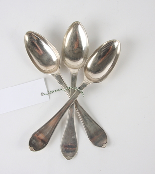 23029. SKEDAR, 3 st, J S G Lange, Växjö verksam 1798-1820.