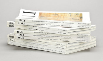 230941. KATALOGER, 10 st, HALI The International Magazine of Fine Carpets and Textiles, 1990-1991.
