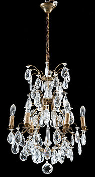 232511. LJUSKRONA, rokokostil, 1900-tal. H ca 65.