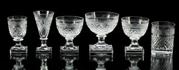 232882. GLASSERVIS, 60 delar, Kent, Kosta.