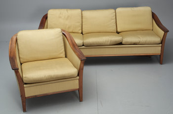 233158. SOFFA och FÅTÖLJ, 195060-tal.