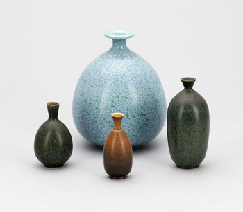 233339. PARTI VASER, 4 st, stengods, Kjell Bolinder, Höganäs, sing och dat.