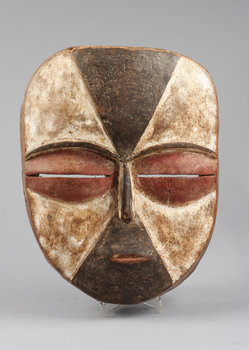 233391. MASK, enl uppgift Kongo, Afrika. 1900-tal.