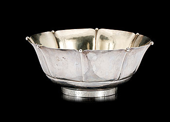 234028. SKÅL, silver, K. Anderson, Stockholm 1916. Vikt ca 124 gram.