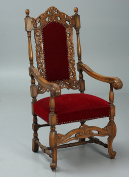 234348. KARMSTOL, barockstil, 1900-tal.