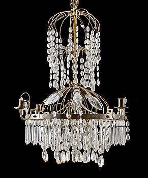 236089. LJUSKRONA, gustaviansk stil, 1900-talets början. H 68.