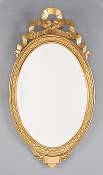 236395. VÄGGSPEGEL, gustaviansk stil, tidigt 1900-tal.