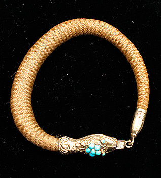 236545. ARMBAND, guldspänne med turkoser. Ryssland, omkring 1900.