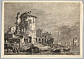 CANALETTO, efter, Kopparstick av Fabio Bera...