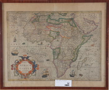 KARTA, "Nova Africae Tabula Auctore", 1700-tal.