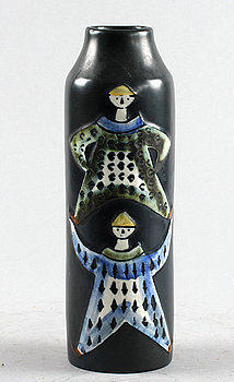 238206. VAS, stengods, Lisa Larson, Gustavsberg.