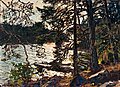 GOTTFRID KALLSTENIUS, A FOREST TORRENT. Sig...