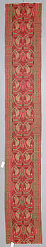 240674. GÅNGMATTA, maskinvävd, 1800-talets slut. Ca 376 x 57.