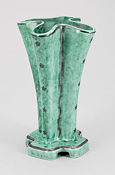 240682. VAS, flintgods, Argenta, Wilhelm Kåge, Gustavsberg.