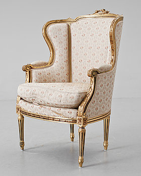 240747. BERGERE, Louis XVI-stil, 1900-talets första hälft.