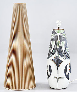 244522. GOLVLAMPA, stengods, Tilgman, 195060-tal.