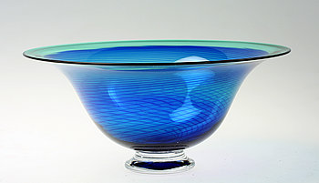 244770. SKÅL, glas, Graal, Wilke Adolfsson -96.