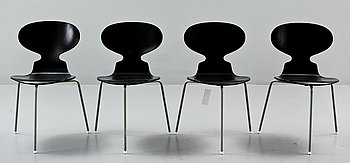 245998. STOLAR, 4 st, Myran, Arne Jacobsen, Fritz Hansen, 195060-tal.