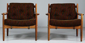 246103. FÅTÖLJER, ett par, Ingemar Thillmark, Ope, 1900-talets tredje kvartal.