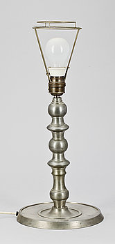 247471. BORDSLAMPA, tenn, firma Svenskt Tenn, 1927.