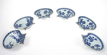 247764. SKÅLFAT, 6 st, porslin, Kina, 1700-tal.