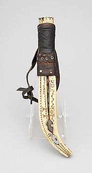 248420. BRUKSKNIV, samisk, sign P.P.S., enl uppgift Finland, 1800-tal.