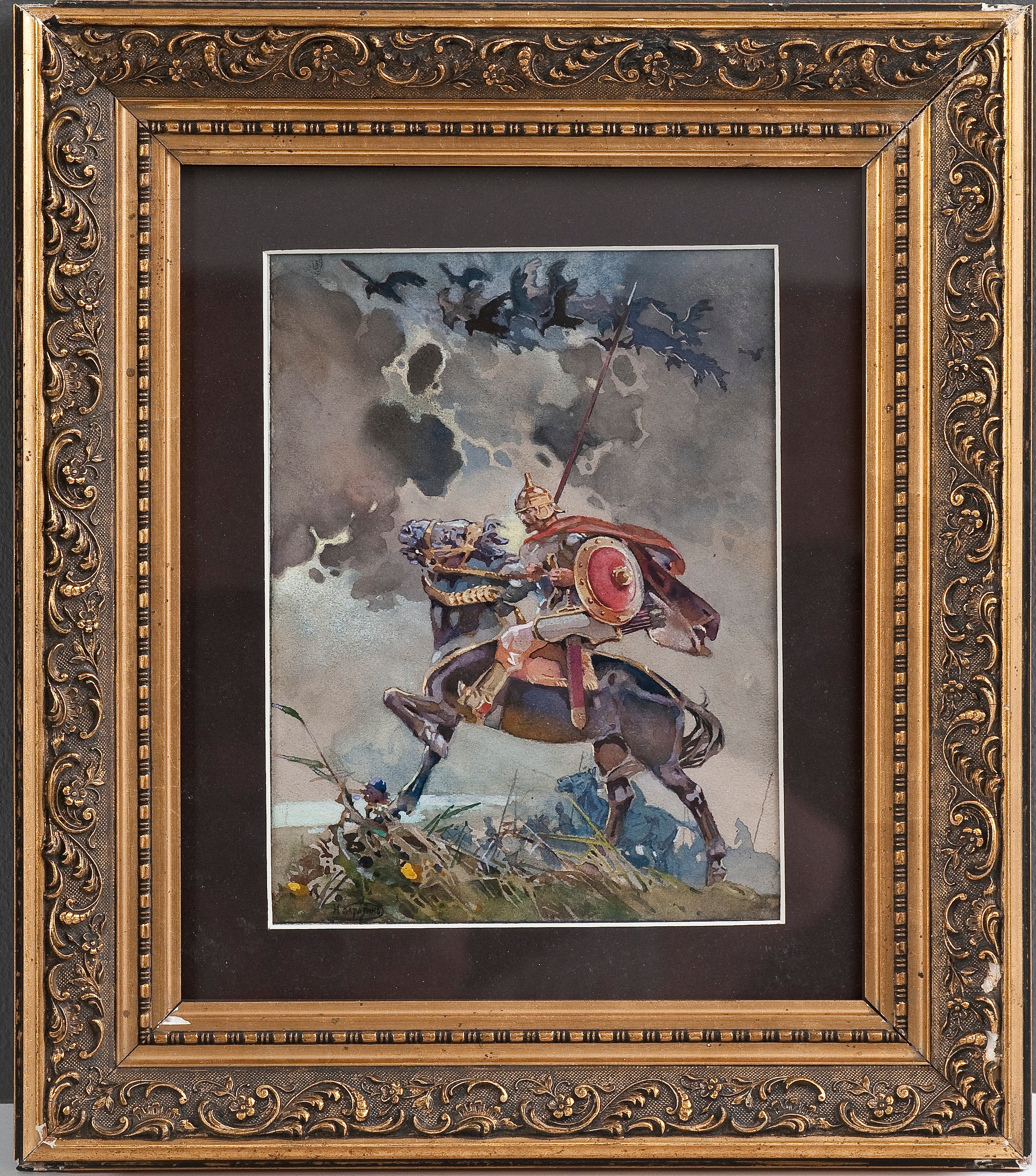 Nikolai Nikolaevich Karazin, A RIDER. - Bukowskis