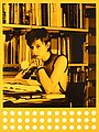 ROSEMARIE TROCKEL, "Bibliothek Babylon Yell...