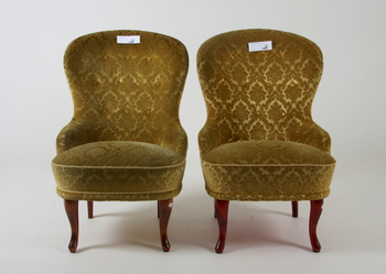 25157. EMMAFÅTÖLJER, ett par, 1900-tal.