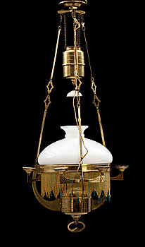 251800. TAKFOTOGENLAMPA, Jugend, 1900-talets början. Diam 47.