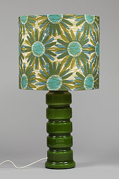 253156. BORDSLAMPA, glas. 1970-tal.