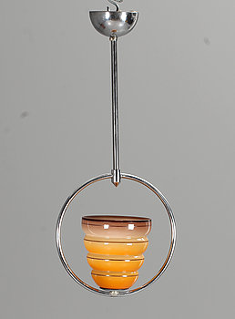 257027. TAKLAMPA, art deco, 1900-talets första hälft.