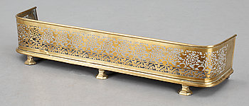 257666. BRASSKÄRM, mässing, 1800-tal.