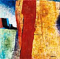 MAX SALMI, LANDSCAPE. Sign. -58. Oil on boa...