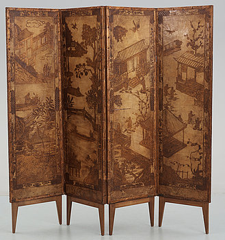 260282. SKÄRM, Kina, 1900-tal.