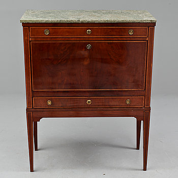261439. SEKRETÄR, gustaviansk stil, 1800-tal.