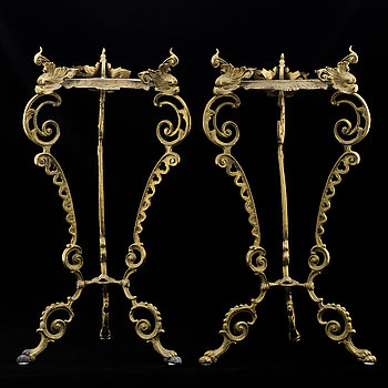 264885. PIEDESTALER, ett par, empirestil, 1900-tal.