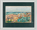 EVERT TAUBE, pastell. Sign.