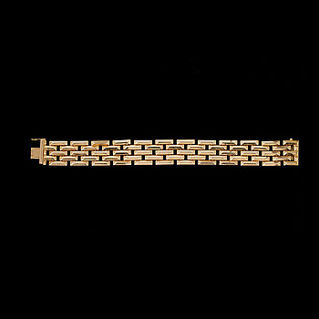 267127. ARMBAND, 18k guld, Italien. Ca 38,3 g.