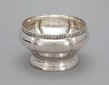 267278. SKÅL, silver, K Andersson, Stockholm. 1920. Ca 400g.