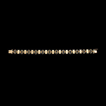 267946. ARMBAND, 18k guld, PWA, Finland. Vikt 10,4g.