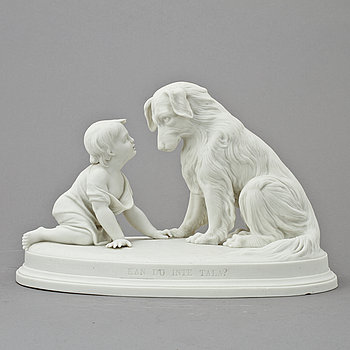268594. FIGURIN, parian, Gustafsberg, 1893.