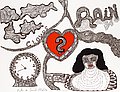 NIKI DE SAINT PHALLE, "Rain, Clouds and Tea...